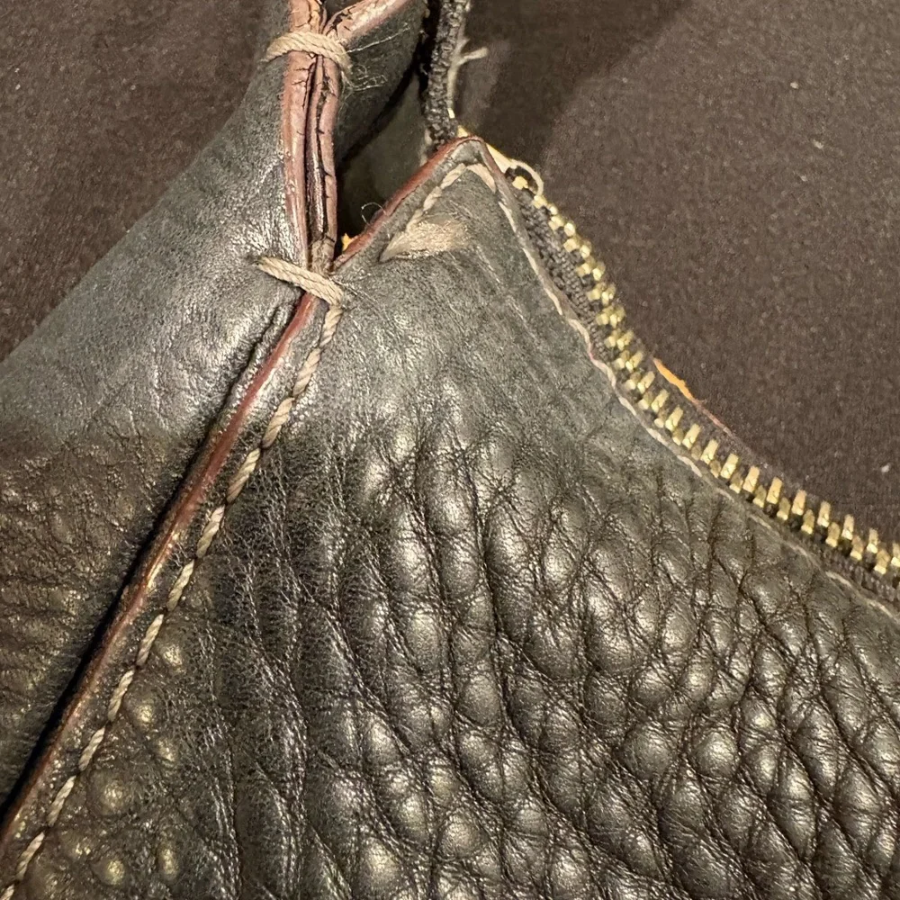 Coach Chelsea Hobo Black Pebbled Leather Shoulder Bag